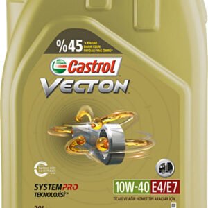 Castrol Vecton E4/E7 10W-40 20 lt Motor Yağı Üretim 2022