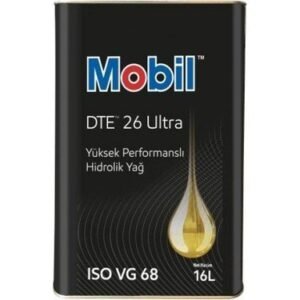 Mobil DTE 26 Ultra ISO 68 16 Lt Üstün Performanslı Hidrolik Sistem Yağı